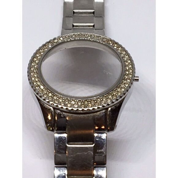 Fossil Watch Parts Stainless Steel Case Links Silver Band Clasp 18mm A839 - Picture 9 of 11